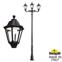 Парковый фонарь Fumagalli HOREB ADAM/Noemi 2L+1 E35.208.M21.AXH27