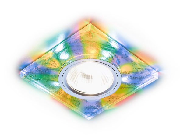 Встраиваемый светильник со LED подсветкой Compo LED Ambrella light S234 W/CH/M 