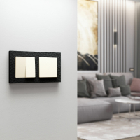 Выключатель одноклавишный без рамки Werkel айвори матовый W1110062