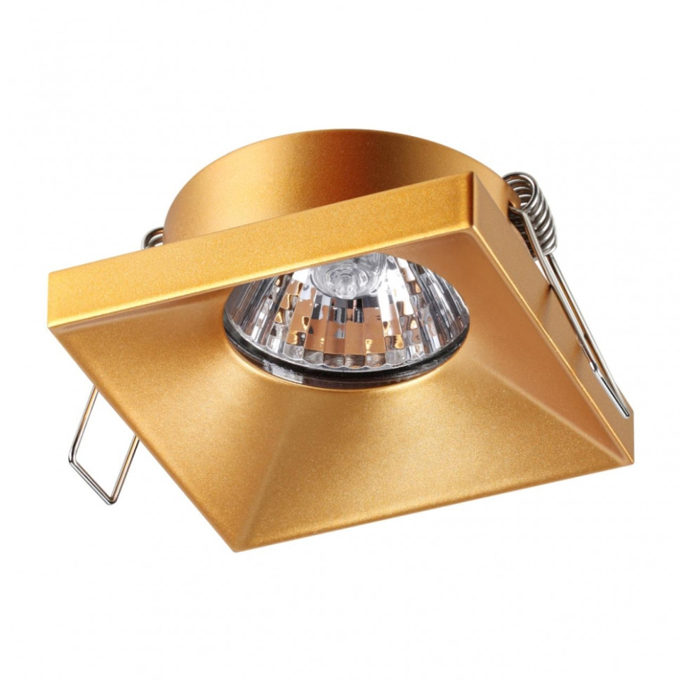 Встраиваемый светильник Novotech Metis 370744, цвет золото - фото 1