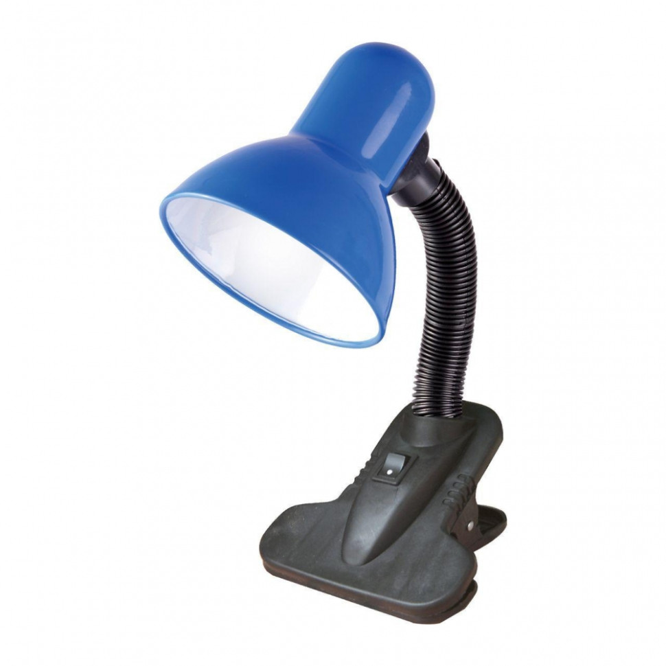 Настольная лампа на прищепке Uniel TLI-202 Blue (00755)