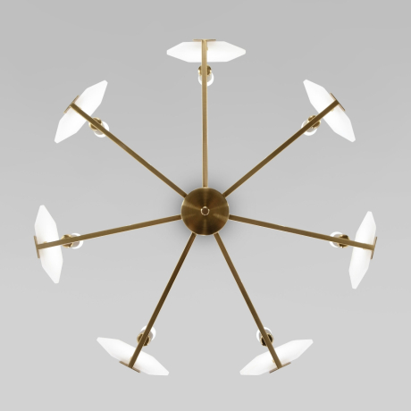 Люстра на штанге Eurosvet Marble 60158/7 латунь 