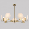 Люстра на штанге Eurosvet Marble 60158/7 латунь 