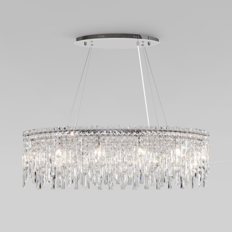 Подвесная люстра с хрусталем Eurosvet Blitz 60159/10 (a065323) 