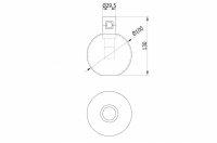 Магнитный LED светильник 5W 3000К для модульной системы Ikra Donolux DL20233M5W1 Black