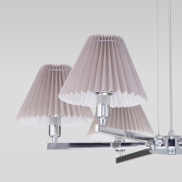 Подвесная люстра Peony Eurosvet 60136/6 хром/серый