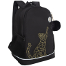 Нарушена упаковка!  <796751> Рюкзак GRIZZLY школьный, анатомическая спинка, 2 отделения, для девочек, "GOLD CAT", 38х28х18 см, RG-563-2/1 (274192)