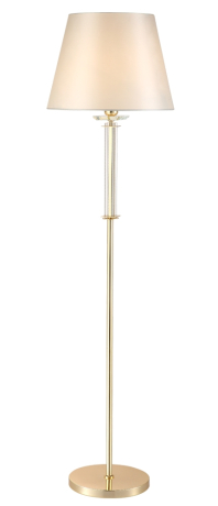 Торшер Crystal Lux NICOLAS PT1 GOLD/WHITE 