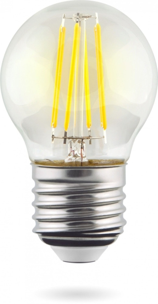 Филаметная светодиодная лампа Е27 6,5W 2800К (теплый) Crystal Voltega 7138 - фото 2