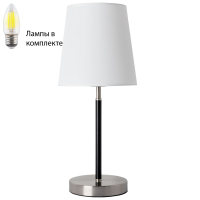 Настольная лампа в комплекте с лампочкой  Arte lamp A2589LT-1SS+Lamps