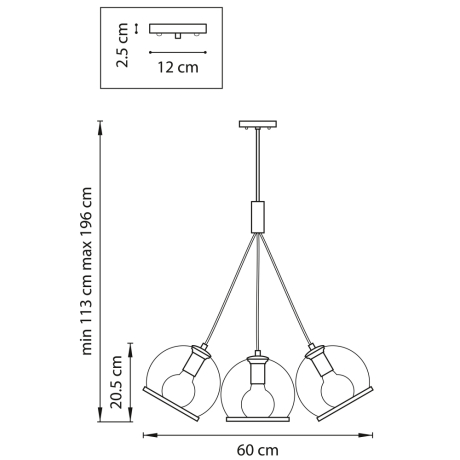 Подвесная люстра Sferico Lightstar 729071 