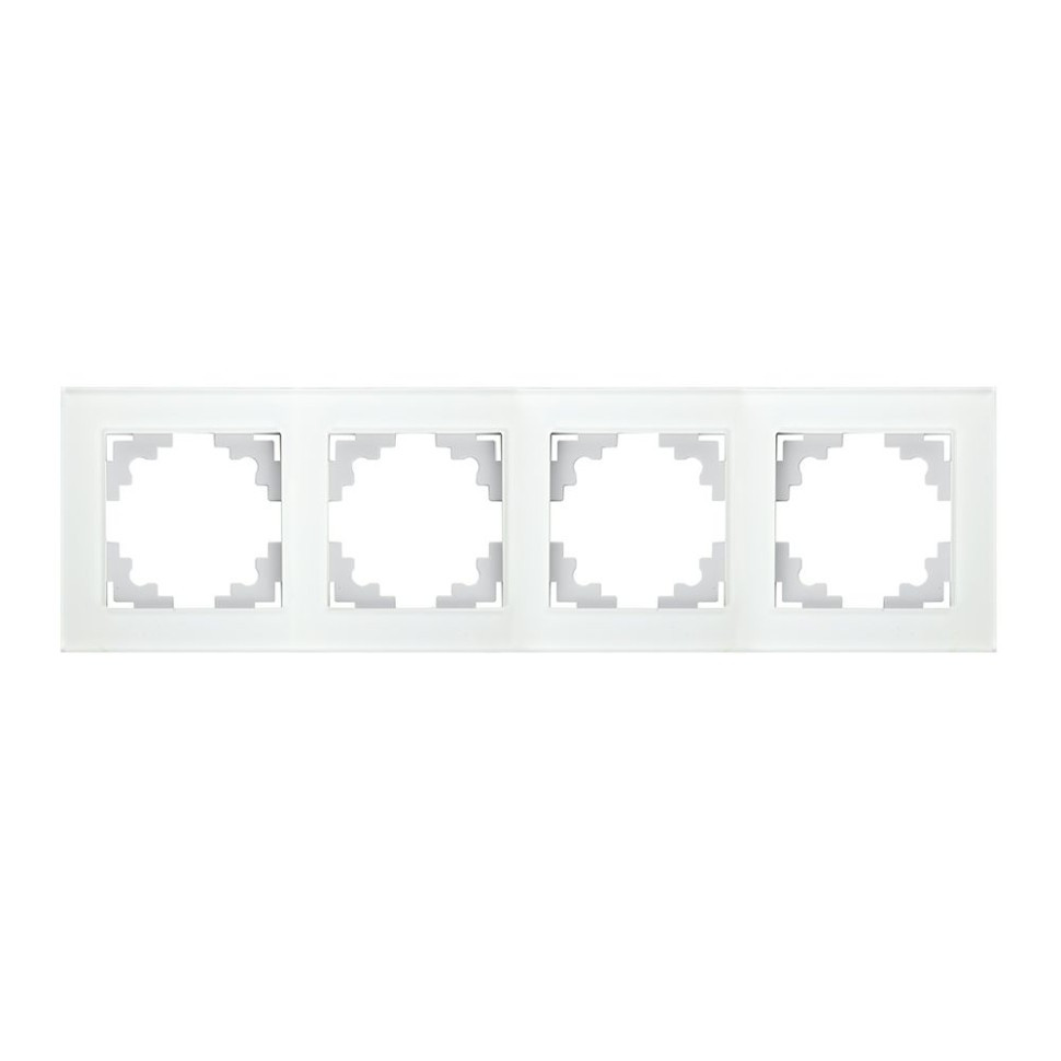 Рамка на 4 поста (белый) Катрин Stekker GFR00-7004-01 39257 рамка на 3 поста stekker катрин 39529