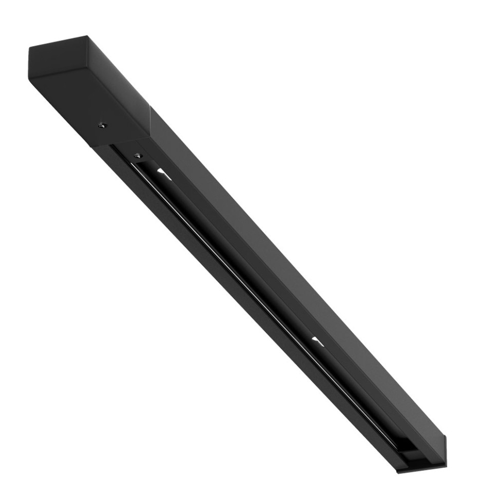 Однофазный шинопровод 1м Track Accessories Arte lamp A540106, цвет черный