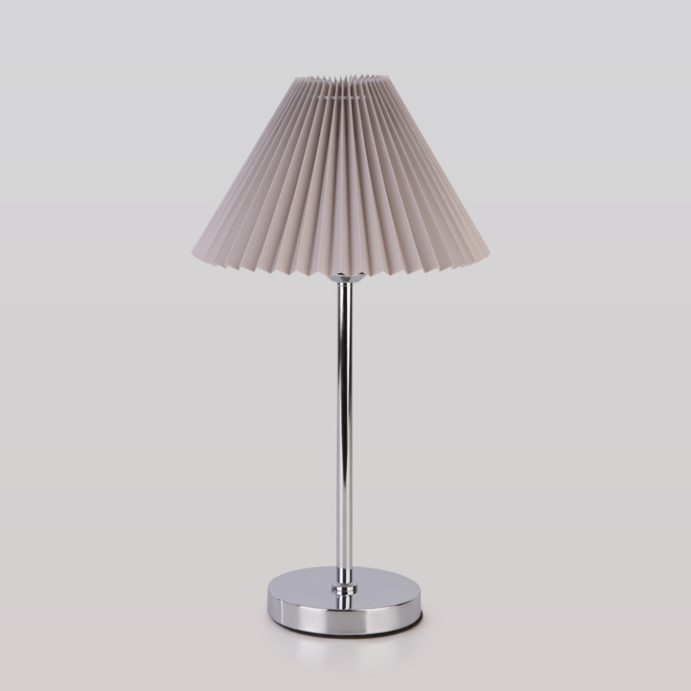 Настольная лампа Peony Eurosvet 01132/1 хром/серый