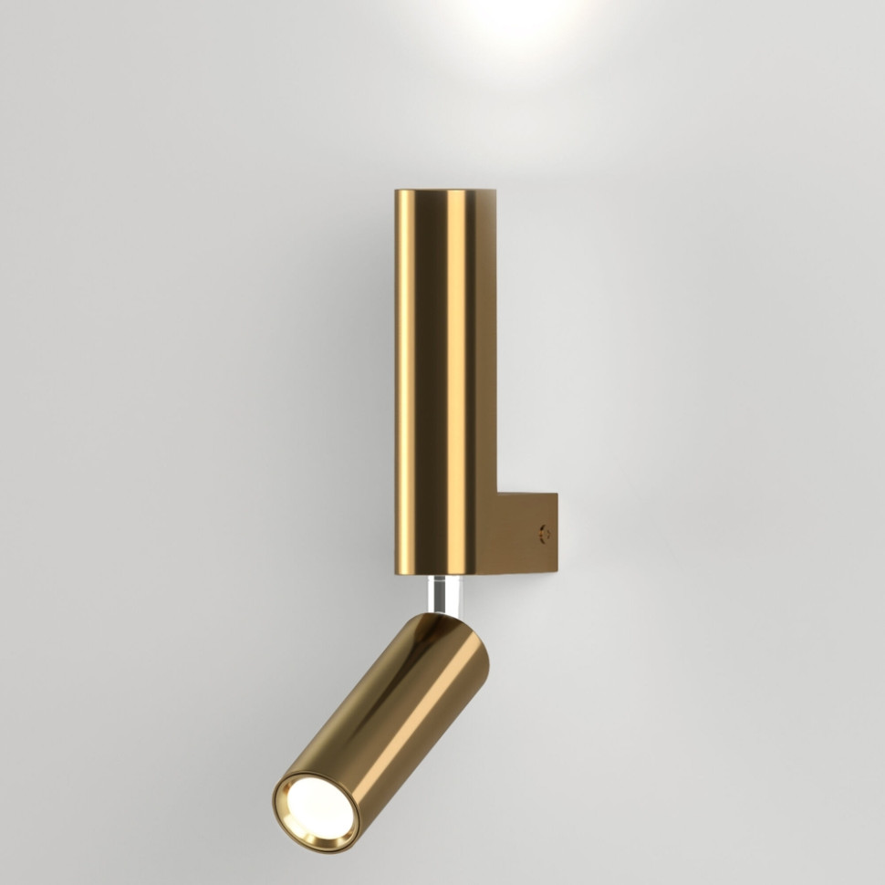 Настенный светильник Eurosvet 40020/1 LED латунь (a061310) петля palladium 2bb 100 pb бабочка универсальная неразъемная 100х75 мм латунь