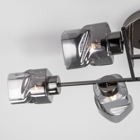 Потолочная люстра Eurosvet Hilari 30165/6 черный жемчуг a047332 