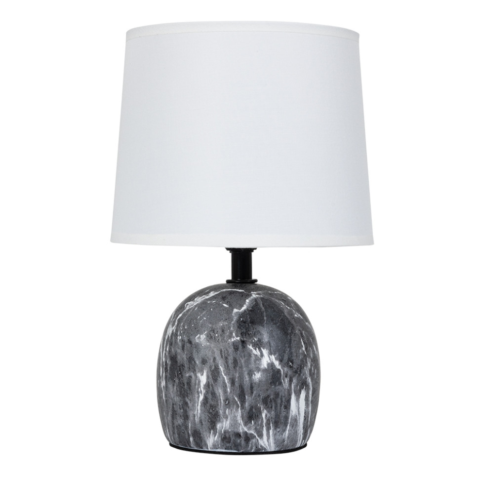 Настольная лампа с абажуром и LED лампой. Комплект от Lustrof №648743-709324, цвет серый