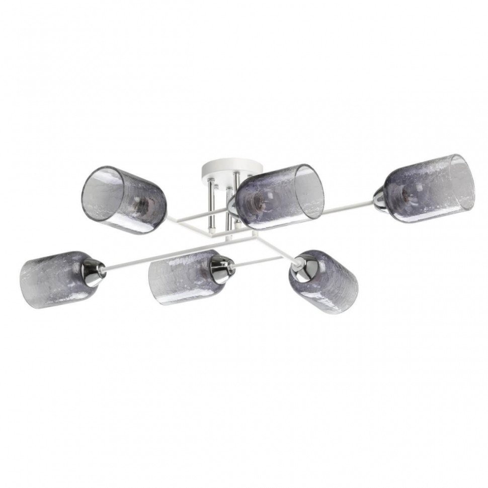 Потолочная люстра со светодиодными лампочками E27, комплект от Lustrof. №437228-673917, цвет белый