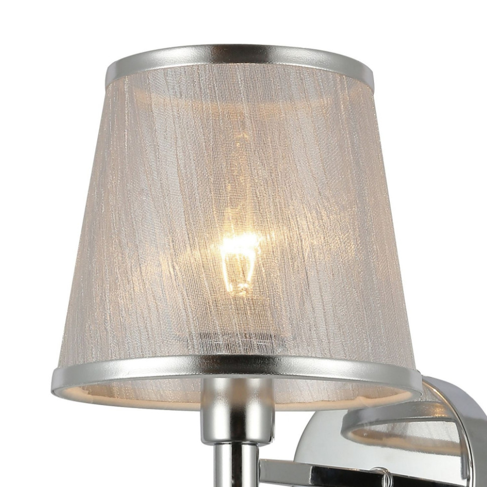 Бра с лампочкой F-Promo Adorna 2855-1W+Lamps E14 P45, цвет хром 2855-1W+Lamps E14 P45 - фото 4