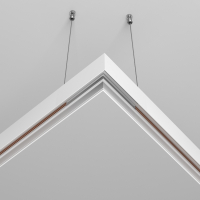 Соединитель угловой L-образный для треков накладных Maytoni Technical Accessories for tracks Exility TRA034HCL-41W