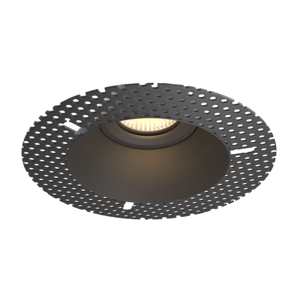Встраиваемый точечный светильник Maytoni Spodek DL042-01B, цвет черный - фото 1