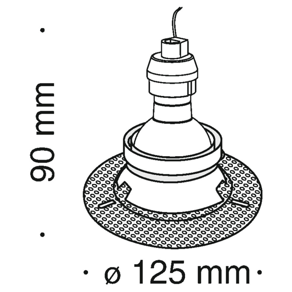 Встраиваемый точечный светильник Maytoni Spodek DL042-01B, цвет черный - фото 3
