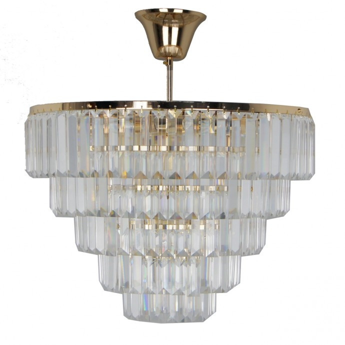 Потолочная люстра со светодиодными лампочками E14, комплект от Lustrof. №143109-667980, цвет золото