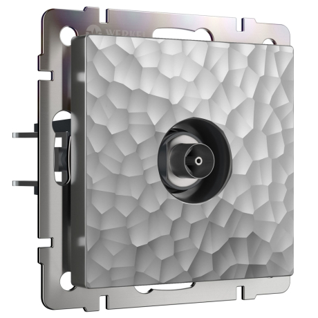 ТВ-розетка оконечная (серебряный) Hammer Werkel 280574