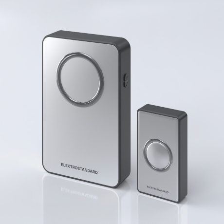 Звонок беспроводной 38M IP20 Elektrostandard M WL Серебро/Чёрный (a055697)