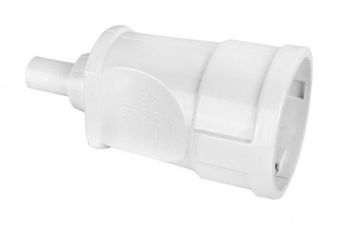 Разборная розетка Volsten Sb1-M11 16А белая без заземления 1 гнездо Модель РА16-001 315150