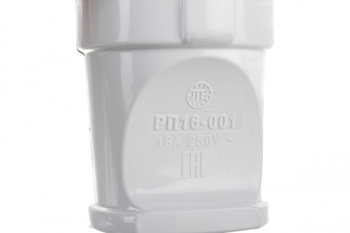 Разборная розетка Volsten Sb1-M11 16А белая без заземления 1 гнездо Модель РА16-001 315150