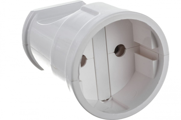 Разборная розетка Volsten Sb1-M11 16А белая без заземления 1 гнездо Модель РА16-001 315150