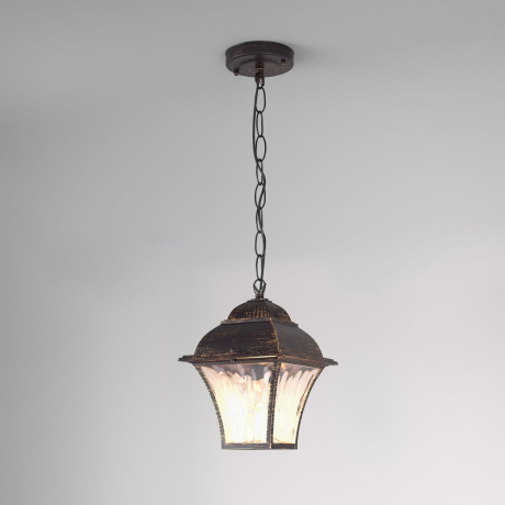 GL 1009H  H черное золото Уличный подвесной светильник Elektrostandard