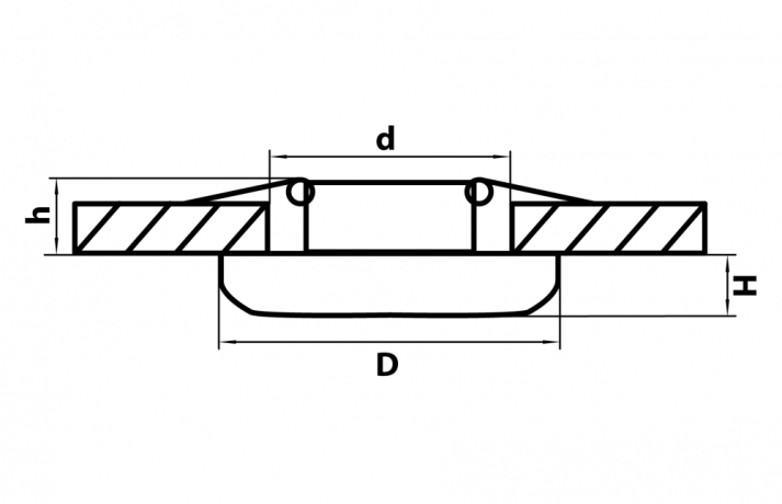 Встраиваемый светильник Lightstar Monde 071076 