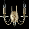 Бра Crystal Lux VICTORIA AP2 GOLD/AMBER 