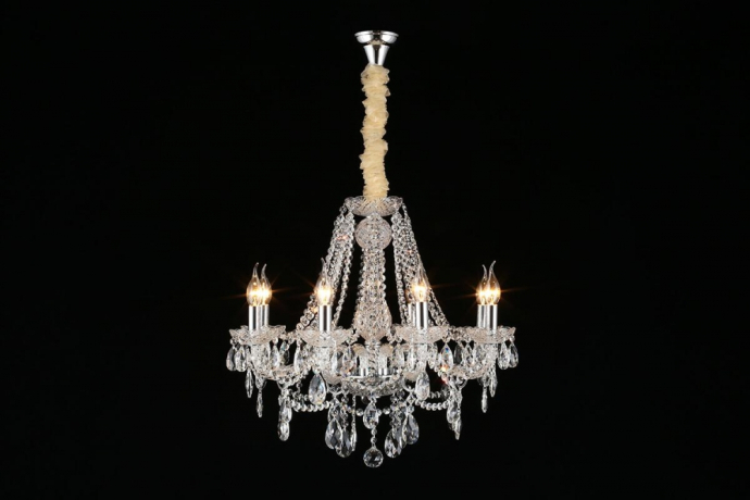 Люстра подвесная со светодиодными лампочками E14, комплект от Lustrof. №300025-657198 