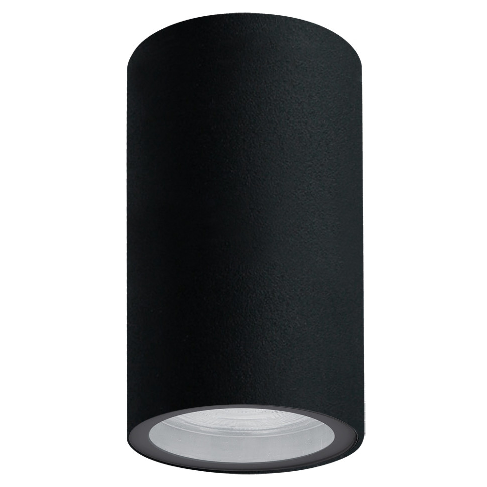 Светильник для улицы, в комплекте с LED лампами GU10. Архитектурный. Комплект от Lustrof №618810-702073, цвет черный - фото 1