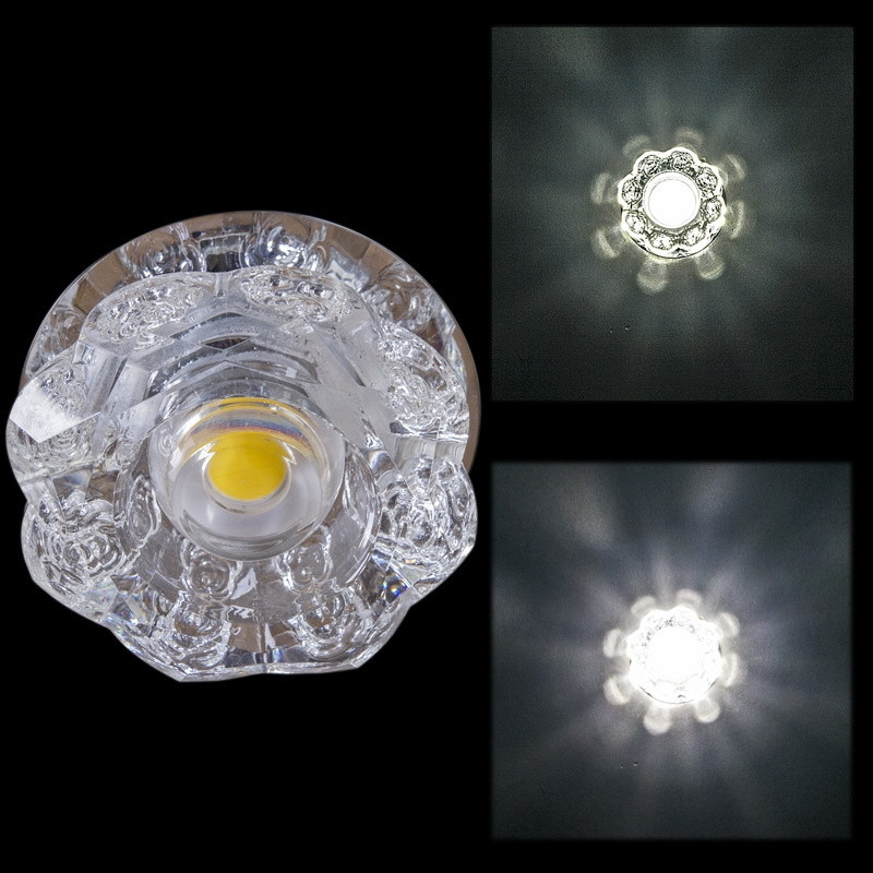 Встраиваемый светильник Reluce 09127-9.0-001T LED COB10W CR (1383936), цвет хром - фото 1