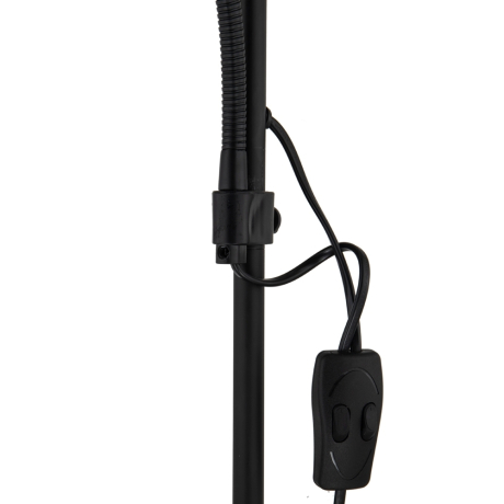 Торшер с подсветкой для чтения черного цвета с золотыми элементами от Getogazov Family 282407-756590 