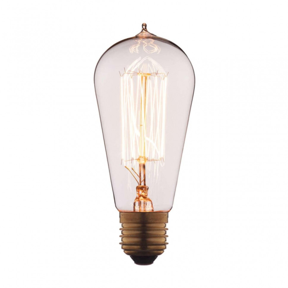 Ретро лампа E27 40W Edison Bulb Loft It 6440-SC, цвет желтый