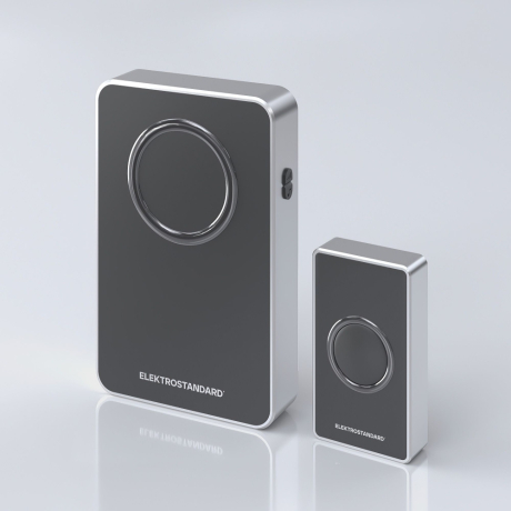 Звонок беспроводной 38M IP20 Elektrostandard M WL Чёрный/Серебро (a055696)