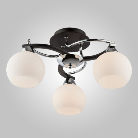 Потолочная люстра Eurosvet Larion 9654/3 хром/венге 