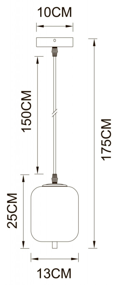 Подвесной светильник Arte Lamp Freddie A2234SP-1PB, цвет полированная медь - фото 2