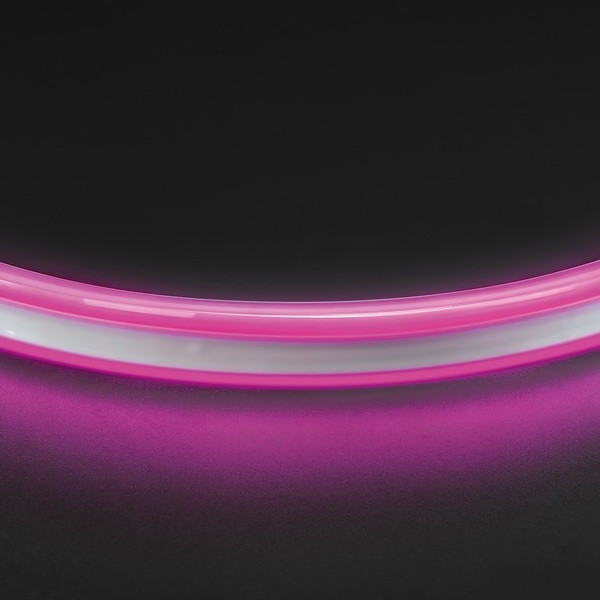 1м. Неоновая лента розового цвета 9,6W, 220V, 120LED/m, IP65 Neoled Lightstar 430109 соединитель 2 штырьковый для неоновой ленты 220v lightstar 430280