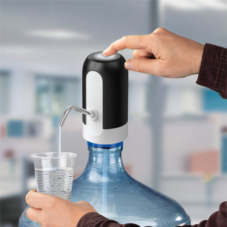 Помпа для воды электрическая SONNEN EWD161WB, 1,6 л/мин, АККУМУЛЯТОР, черная, 455469 (455469)