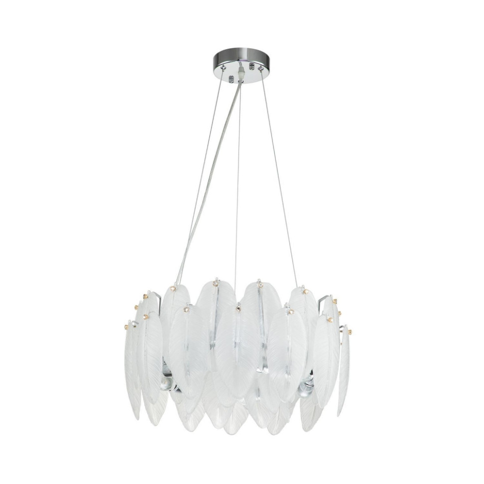 Люстра с лампочками, подвесная, комплект от Lustrof. №332912-617187, цвет хром - фото 2