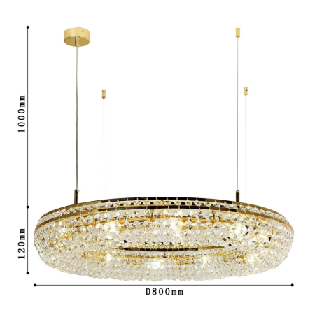 Подвесная люстра Favourite Monilibus с поддержкой Маруся 4015-12P-М 