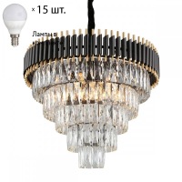 Люстра подвесная с лампочками Omnilux OML-69803-15+Lamps