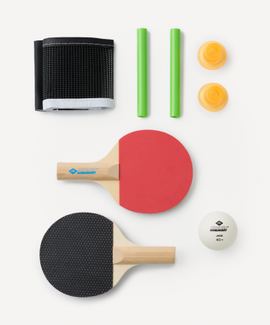 Нарушена упаковка! <772249> Набор для настольного тенниса Tischtennis-Mini-Set, 2 детские ракетки, 3 мяча, сетка Donic ЦБ-00004525