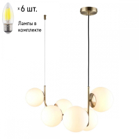 Светильник подвесной с лампочками Omnilux OML-66603-06+Lamps